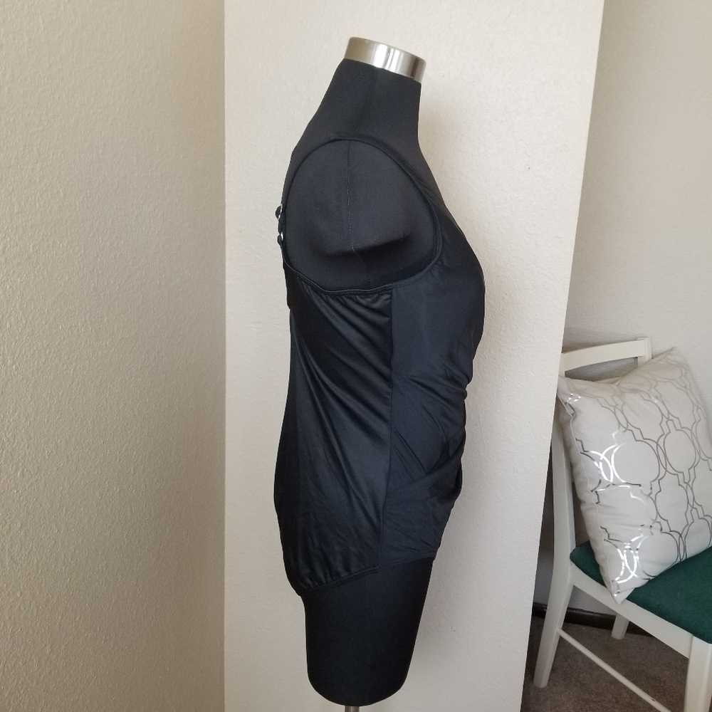 New Miraclesuit Solid Pleats Underwire Swimsuit - image 2